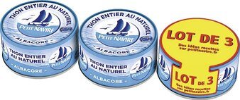 Casino Supermarchés Thon Entier au Naturel Albacore offre