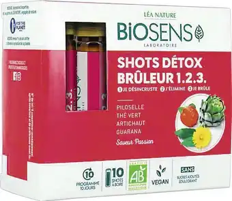 Shots detox bruleur