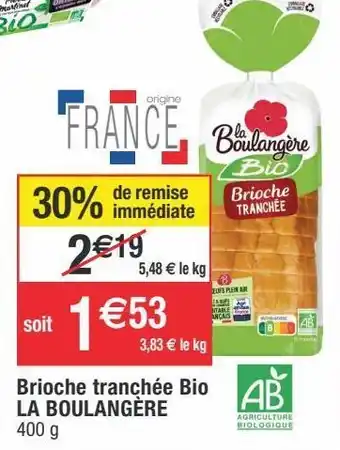 Cora x Carrefour Brioche la boulangére offre