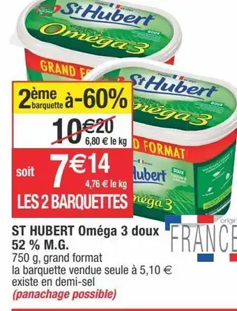 Cora x Carrefour Beurre st hubert offre