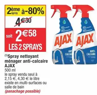 Cora x Carrefour Anti-calcaire ajax offre