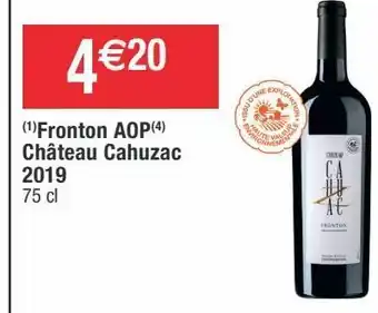 Cora x Carrefour Vin rouge offre