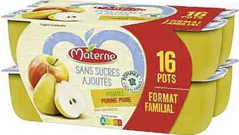 Casino Supermarchés Coupelles Pomme poire sans sucre ajouté offre