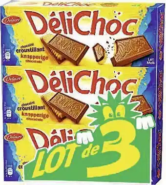 Casino Supermarchés Délichoc chocolat au lait offre