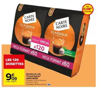 Carrefour Dosettes de café offre