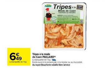 Tripes à la mode de caen paillard