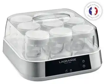 Alice Délice Yaourtière ligne 9 pots blanche - lagrange offre