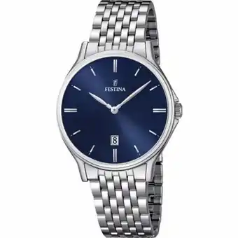 3 suisses Festina - montre festina f16744-3 - montre argent bleue acier femme - montre femme offre