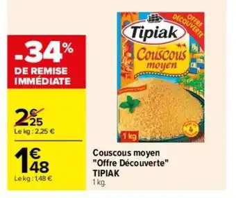 Carrefour Couscous moyen offre