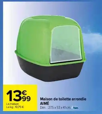 Carrefour Maison de toilette arrondie aimé offre