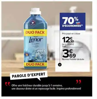 Carrefour Lenor offre