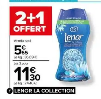 Carrefour Lenor la collection offre