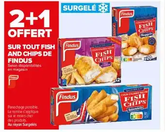 Carrefour Fish and chips de findus offre