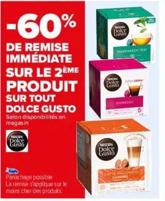 Carrefour Dolce gusto offre