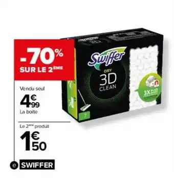 Carrefour La boîte swiffer offre