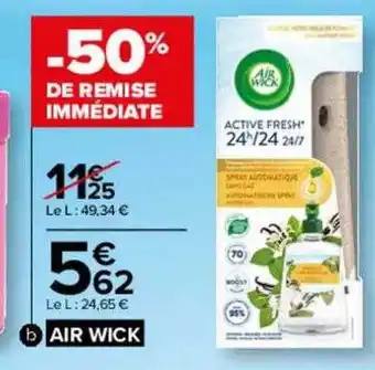 Carrefour Air wick offre