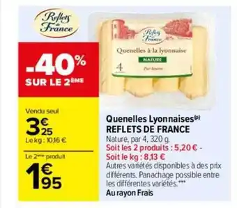 Quenelles lyonnaises reflets de france