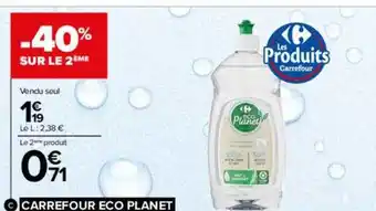 Carrefour Carrefour eco planet offre