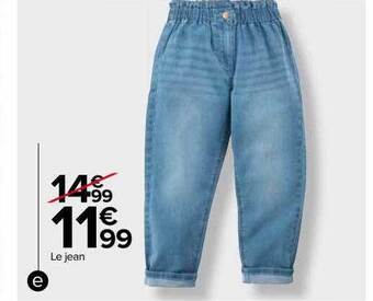Carrefour Le jean offre