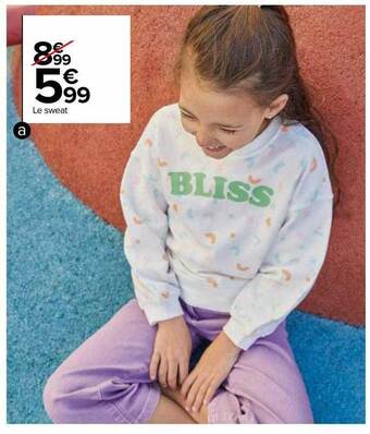 Carrefour Le sweat offre