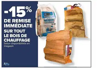 Carrefour Market Bois de chauffage offre