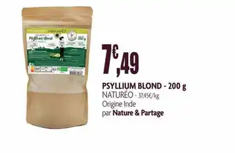 naturéO Psyllium blond naturéo offre