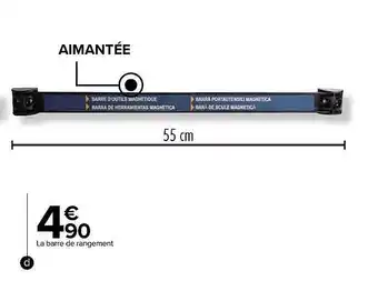 Carrefour Market La barre de rangement offre