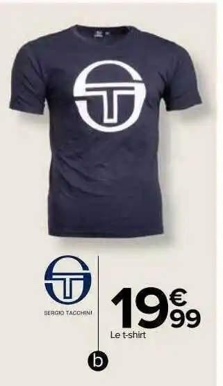 Carrefour Le t-shirt sergio tacchini offre