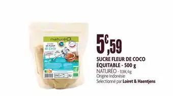 naturéO Sucre fleur de coco équitable offre