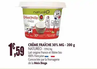 naturéO Crême fraîche offre