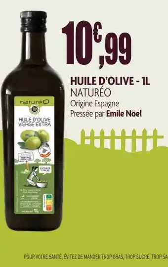 naturéO Huile d'olive naturéo offre