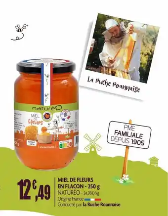 naturéO Miel de fleurs en flacon offre