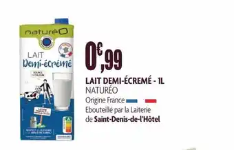 naturéO Lait demi-écremé offre