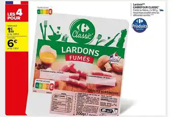 Carrefour Market Lardons carrefour classic' offre