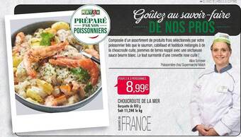 Match Choucroute de la mer offre