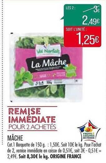 Match Mâche offre