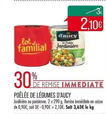 Poêlée de légumes d'aucy