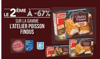 Match La gamme l'atelier poisson findus offre