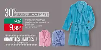 Match Peignoir très doux femme offre
