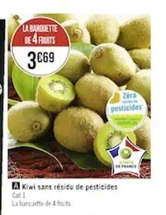 Casino Supermarchés Kiwi sans résidu de pesticides offre
