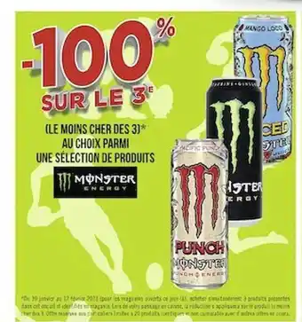 Produits monster energy
