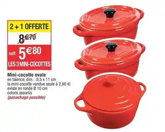 Mini-cocotte ovale
