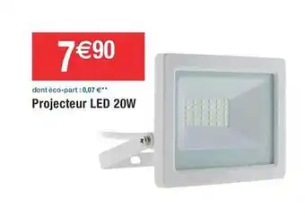 Cora x Carrefour Projecteur led 20w offre