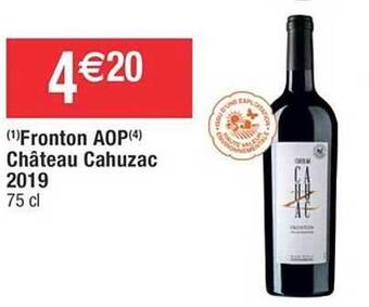 Cora x Carrefour Fronton aop château cahuzac 2019 offre