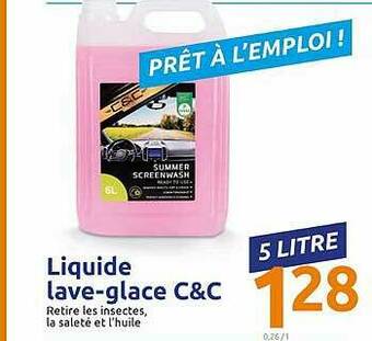 Action Liquide Lave-glace C&c offre
