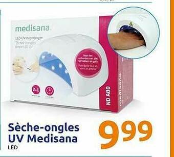 Action Sèche-ongles Uv Medisana offre