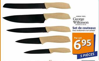 Action Set De Couteaux George Wilkinson offre