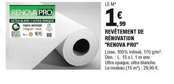 E.Leclerc Brico Revêtement De Rénovation offre