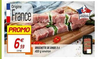 Netto Brochette De Dinde X4 offre