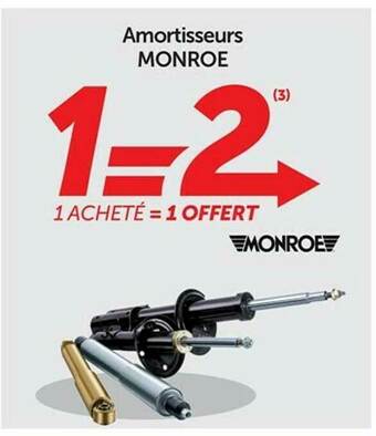 Roady Amortisseurs Monroe offre